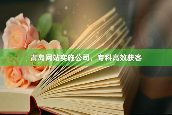 青岛网站实施公司，专科高效获客